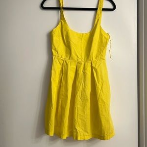 Yellow Zara mini dress